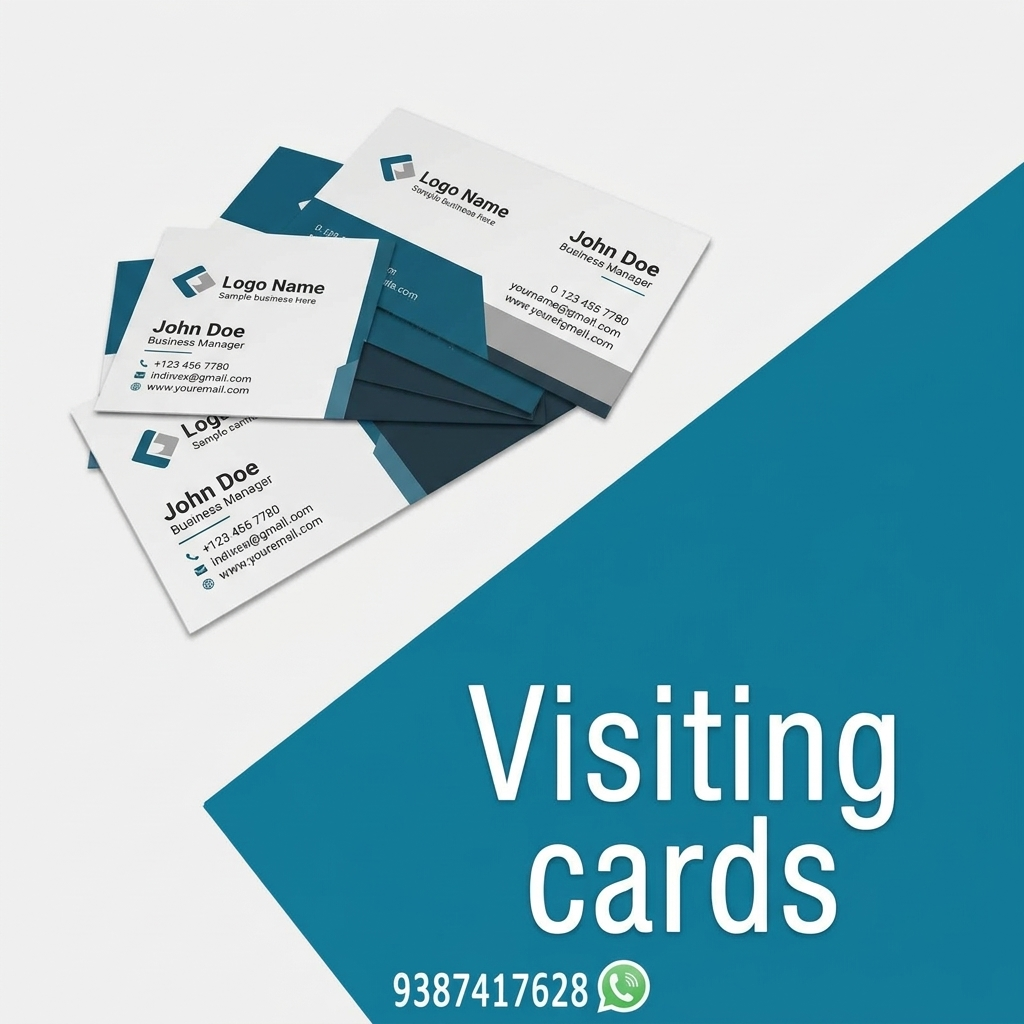 Multicolor Visiting Cards - Sahai Multimedia printing service in Kannur, Kerala
